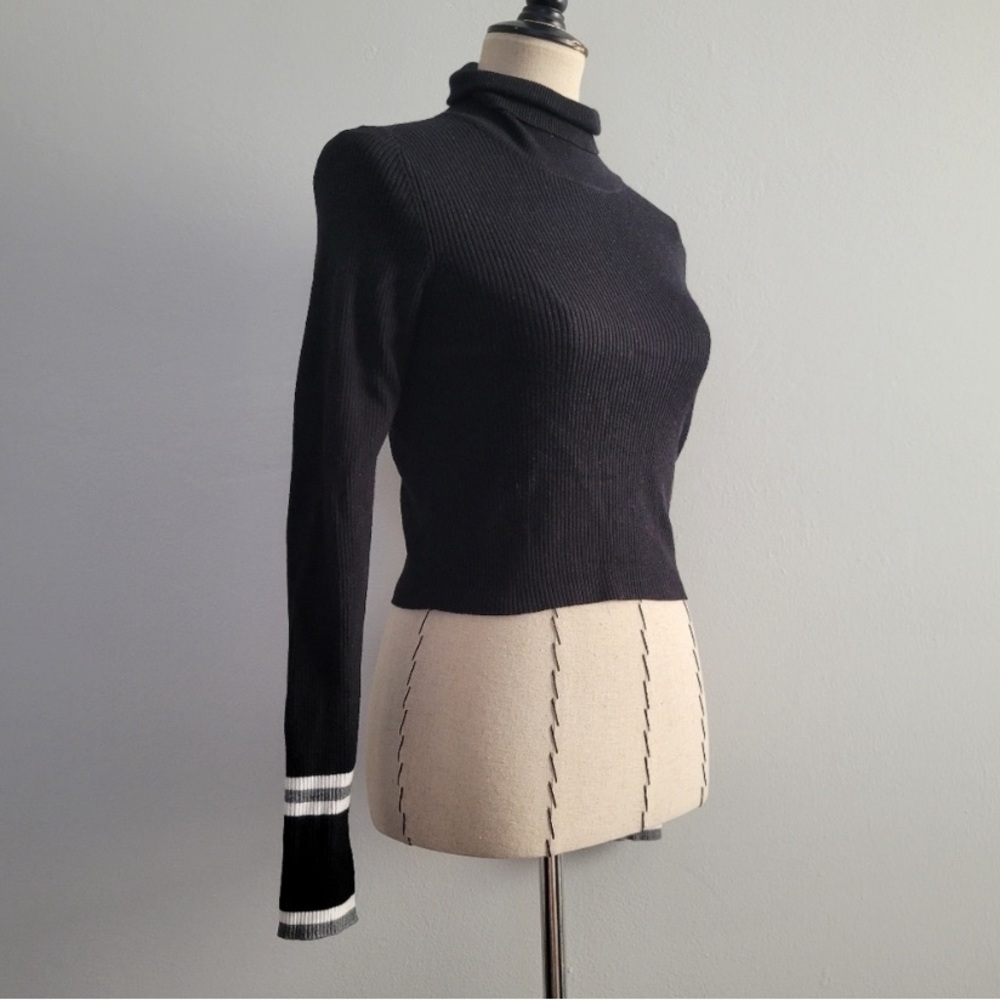 Zara cropped knit turtleneck - size M - Picture 4 of 5